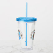 Behalt der plastikfreien Meeresschildkröte Acryltrinkbecher (Rechts)