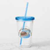 Behalt der plastikfreien Meeresschildkröte Acryltrinkbecher (Rückseite)