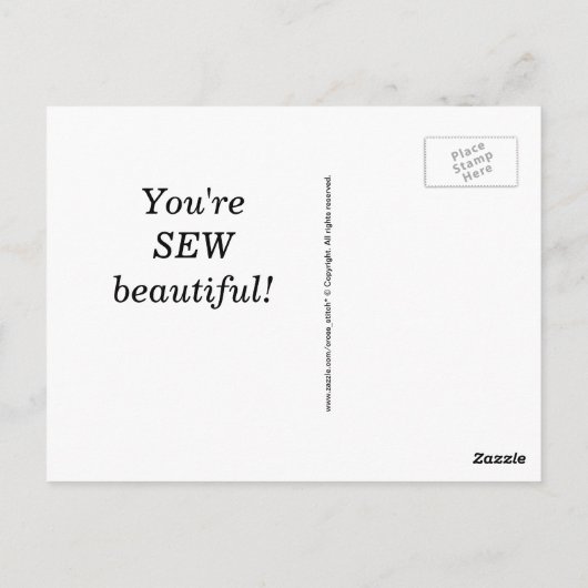 Behalt der Postkarte (Rückseite)