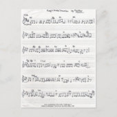 Behalt der Promise Sheet Music Postkarte (Vorderseite)