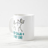 Behalt der Ruhe Kaffeetasse (Vorderseite Links)