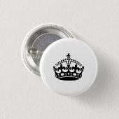 Behalt der ruhelosen Siegskrone Button (Vorne & Hinten)