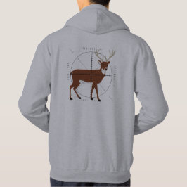 Behalt der ruhigen Jagd auf Hirsch-Venison-Schieße Hoodie