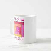 Behalt der ruhigen und stillen Blockhütte Kaffeetasse (Vorderseite Links)