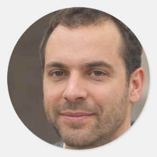 Behalt der Sonnenjagd Runder Aufkleber