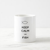 Behalt der Tasse für den Fischkaffee (Mittel)