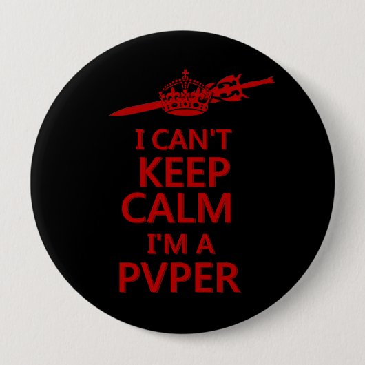 Behalt der Taste Calm PVP Gamer Button (Vorderseite)