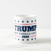 Behalt der US-Wahl von Donald Trump 2020 Kaffeetasse (Mittel)