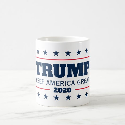 Behalt der US-Wahl von Donald Trump 2020 Kaffeetasse (Mittel)