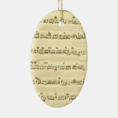 Behalt der viel versprechenden Song-Notenmusik Keramikornament (Rechts)