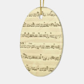 Behalt der viel versprechenden Song-Notenmusik Keramikornament (Links)