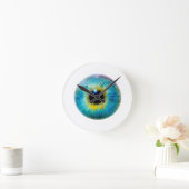 Behalt der Zeit - die Augenuhr Runde Wanduhr (Zuhause)