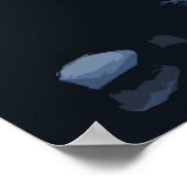 Behalt der Zuhause-Feuerbrände für Winterreisende Poster (Ecke)