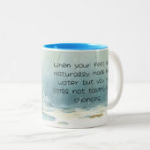 Behalt der Zwei-Tone-Tasse für das Webbed Feet Dry Zweifarbige Tasse (VorderseiteRechts)