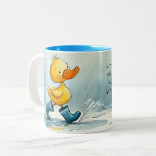 Behalt der Zwei-Tone-Tasse für das Webbed Feet Dry Zweifarbige Tasse