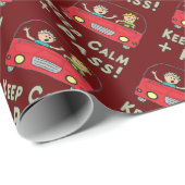 Behalt des Calm Driving-Tests Geschenkpapier (Rolleneckpunkt)