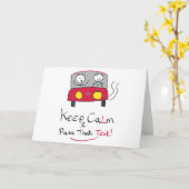 Behalt des Calm Driving-Tests Karte (Gelbe Blume)