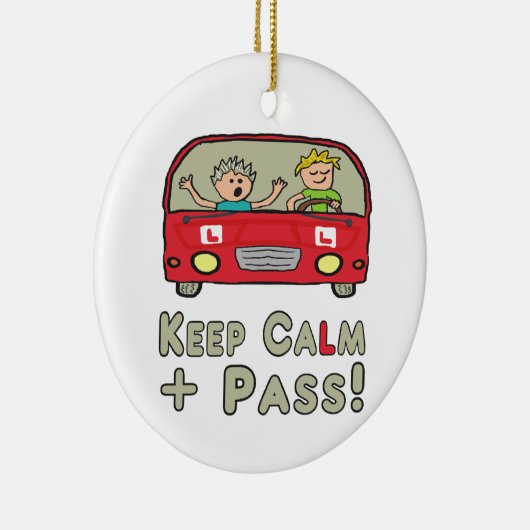 Behalt des Calm Driving-Tests Keramik Ornament (Rechts)