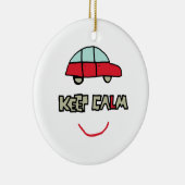 Behalt des Calm Driving-Tests Keramik Ornament (Rechts)