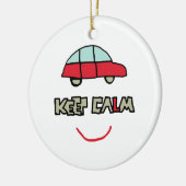 Behalt des Calm Driving-Tests Keramik Ornament (Links)