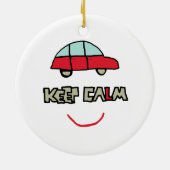 Behalt des Calm Driving-Tests Keramik Ornament (Hinten)