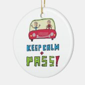 Behalt des Calm Driving-Tests Keramik Ornament (Links)