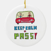 Behalt des Calm Driving-Tests Keramik Ornament (Hinten)