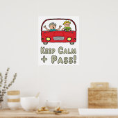 Behalt des Calm Driving-Tests Poster (Küche)