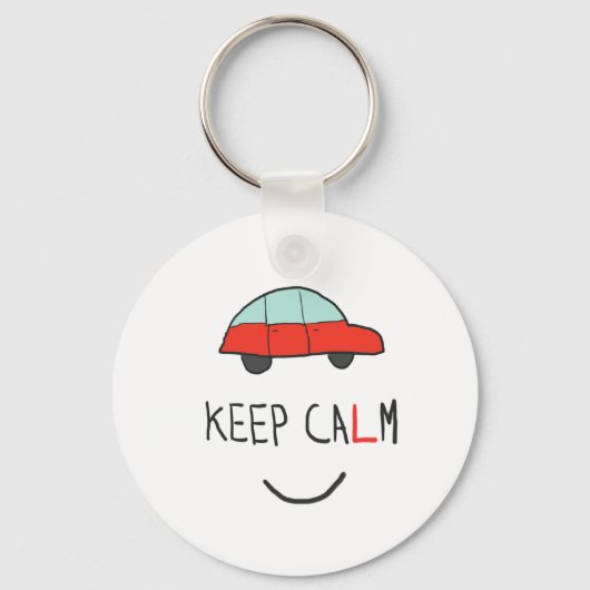 Behalt des Calm Driving-Tests Schlüsselanhänger (Vorderseite)