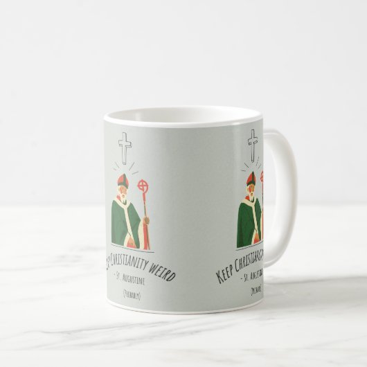 Behalt des Christentums Weiße Tasse (VorderseiteRechts)