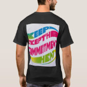 Behalt des Engagements - Inspiration T - Shirt (Rückseite)