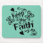 Behalt des Faith Graffiti Standard Mouse Pad Mousepad (Vorne)