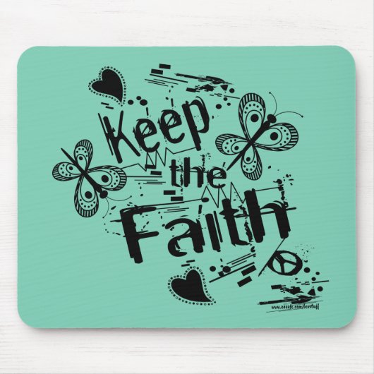 Behalt des Faith Graffiti Standard Mouse Pad Mousepad (Vorne)