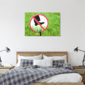 Behalt des Graszeichens Leinwanddruck (Insitu (Schlafzimmer))