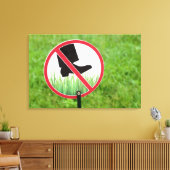 Behalt des Graszeichens Leinwanddruck (Insitu (Wohnzimmer))