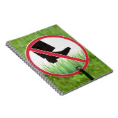 Behalt des Graszeichens Notizblock (Rechte Seite)