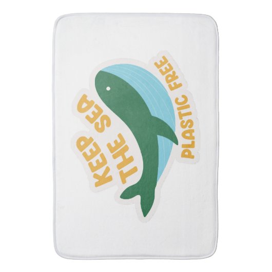 Behalt des Kunststoffs frei Badematte (Vorderseite Vertikal)