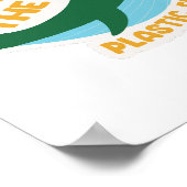 Behalt des Kunststoffs frei Poster (Ecke)