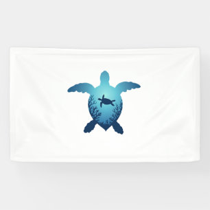 Behalt des Meeres Plastikfrei Rett der Meeresschil Banner