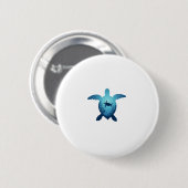 Behalt des Meeres Plastikfrei Rett der Meeresschil Button (Vorne & Hinten)
