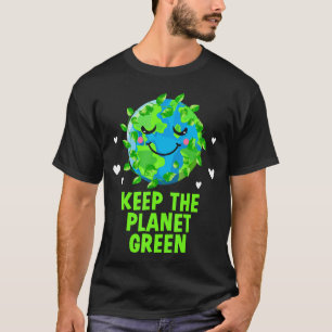 Behalt des Planeten Grüne Ökologie Bäume Ökosystem T-Shirt
