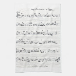 Behalt des Promise Sheet Music Handtuches Küchentuch