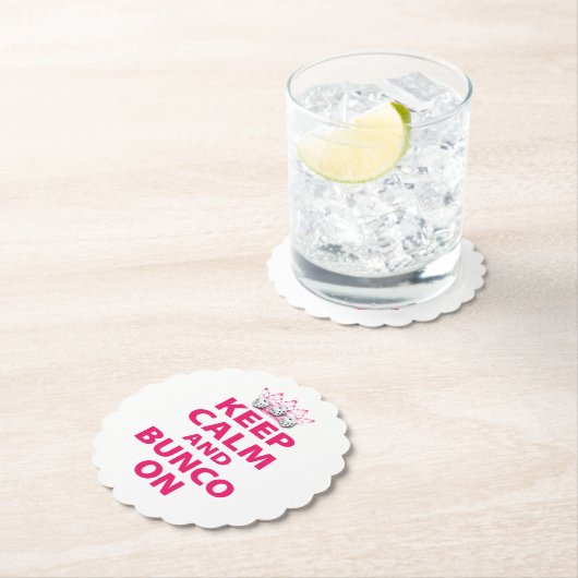 Behalt des ruhigen Bunco auf der Retro-Sonnenterra Untersetzer (Vor Ort)