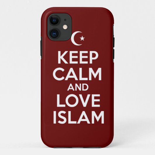Behalt des ruhigen Islam Case-Mate iPhone Hülle (Rückseite)