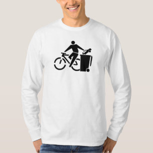 Behalt des Shirts für umweltschonendes Fahrraddesi