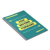 Behalt des Vorwärts-Motivierend Angebots Notizblock (Rechte Seite)