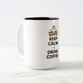 Behalt des Zitats Kaffeemaschine Kaffee Tasse (Vorderseite Links)