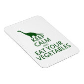 Behalt dich ruhig und esse dein Gemüse Magnet (Rechte Seite)