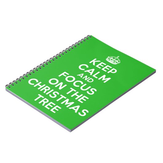 Behalt dich ruhig und fokussiere dich auf den Weih Notizblock (Linke Seite)