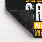 Behalt dich ruhig und geh Snowboardhob Mousepad (Ecke)
